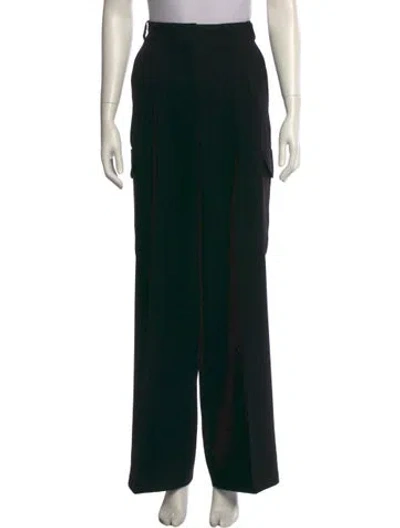 Pre-owned Ba&sh Wide Leg Pants In Black