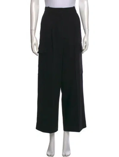 Pre-owned Ba&sh Wide Leg Pants In Black