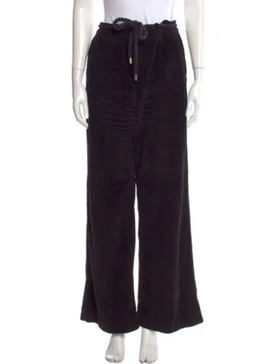 Pre-owned Ba&sh Wide Leg Pants In Black