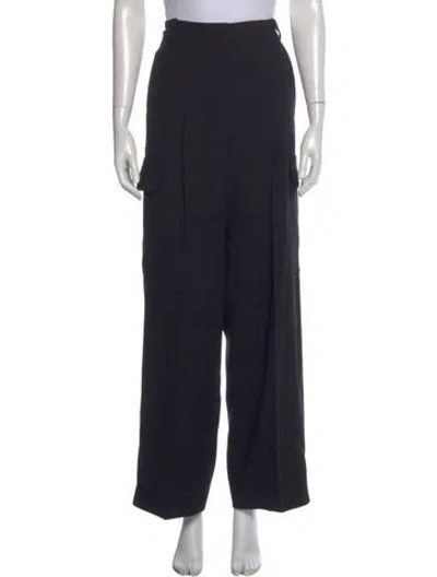Pre-owned Ba&sh Wide Leg Pants In Black