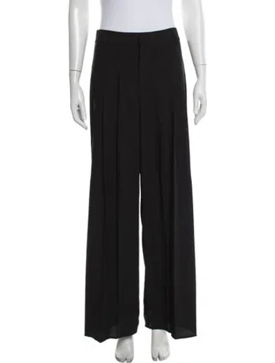 Pre-owned Ba&sh Wide Leg Pants In Black