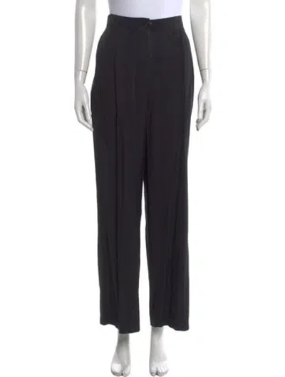 Pre-owned Ba&sh Wide Leg Pants In Black