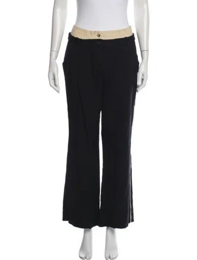 Pre-owned Ba&sh Wide Leg Pants In Black