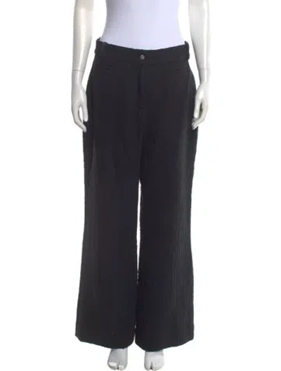 Pre-owned Ba&sh Wide Leg Pants In Black