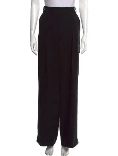 Pre-owned Ba&sh Wide Leg Pants In Black