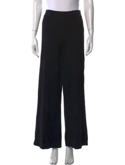 Pre-owned Ba&sh Wide Leg Pants In Black