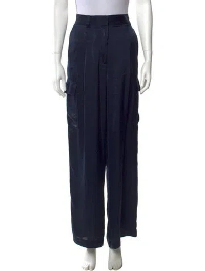 Pre-owned Ba&sh Wide Leg Pants In Blue
