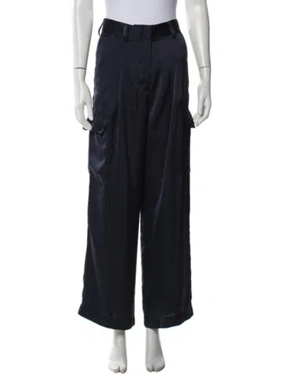 Pre-owned Ba&sh Wide Leg Pants In Blue