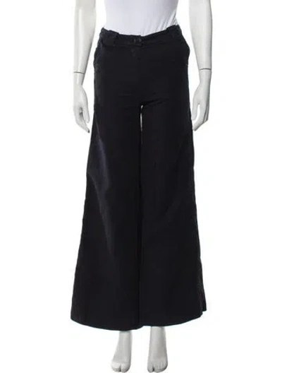 Pre-owned Ba&sh Wide Leg Pants In Blue