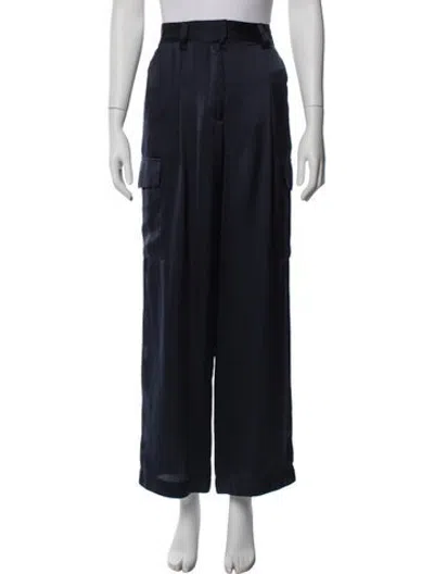Pre-owned Ba&sh Wide Leg Pants In Blue