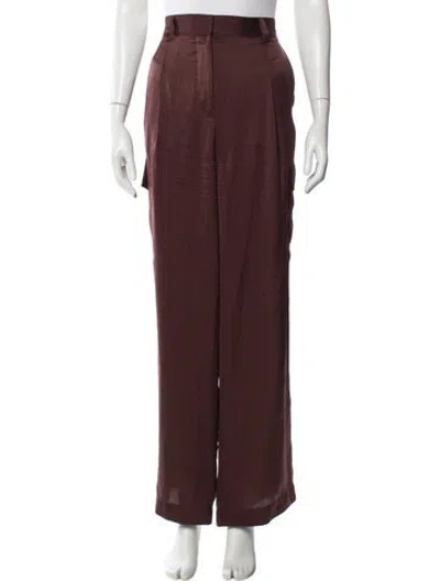 Pre-owned Ba&sh Wide Leg Pants In Brown