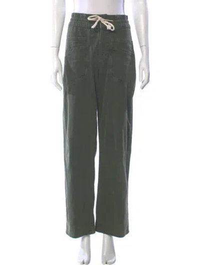 Pre-owned Ba&sh Wide Leg Pants In Green