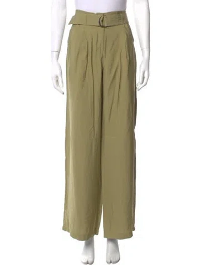 Pre-owned Ba&sh Wide Leg Pants In Green