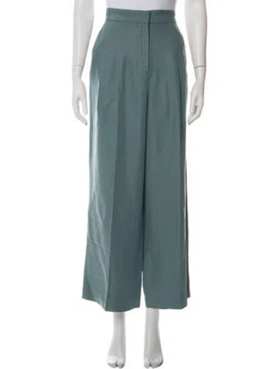 Pre-owned Ba&sh Wide Leg Pants In Green