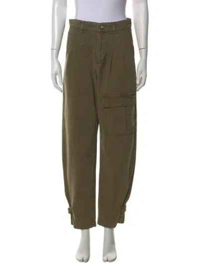 Pre-owned Ba&sh Wide Leg Pants In Green