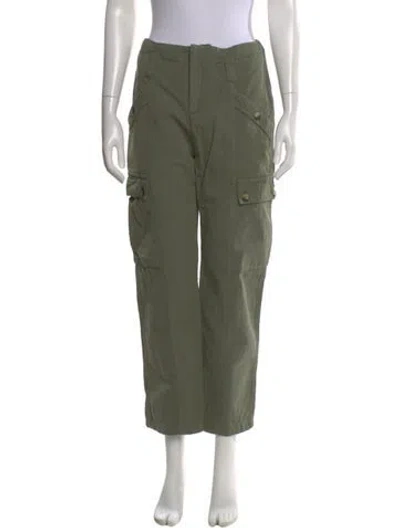 Pre-owned Ba&sh Wide Leg Pants In Green