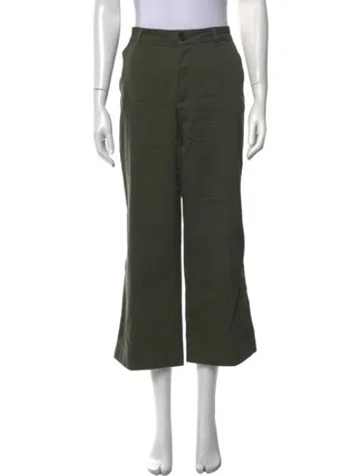 Pre-owned Ba&sh Wide Leg Pants In Green