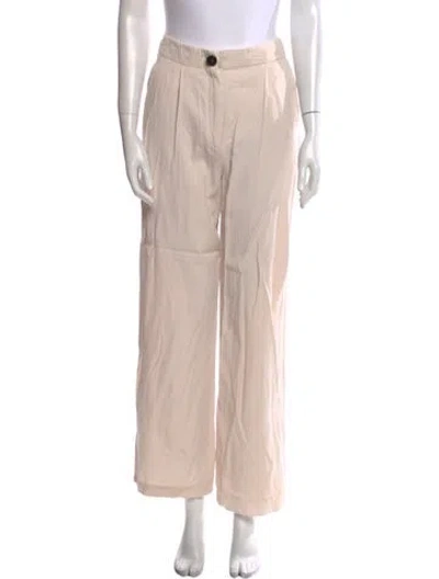 Pre-owned Ba&sh Wide Leg Pants In Neutral