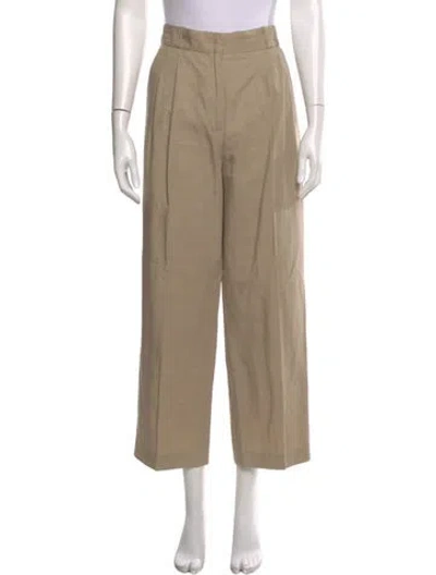 Pre-owned Ba&sh Wide Leg Pants In Neutral