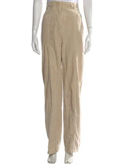Pre-owned Ba&sh Wide Leg Pants In Neutral