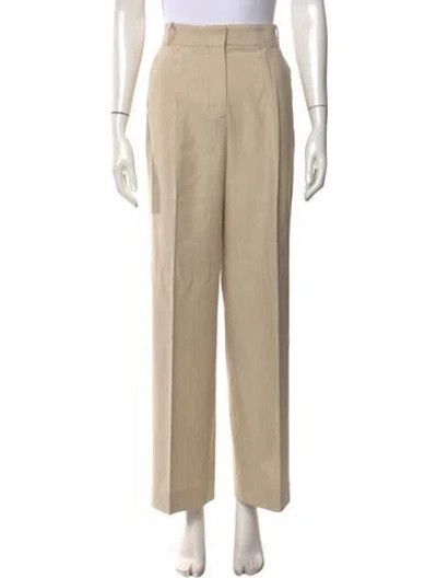 Pre-owned Ba&sh Wide Leg Pants In Neutral