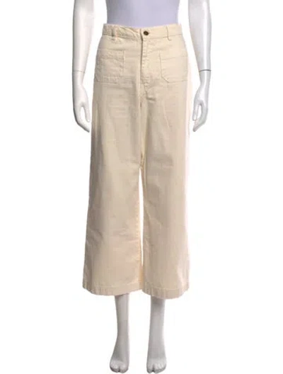 Pre-owned Ba&sh Wide Leg Pants In Neutrals