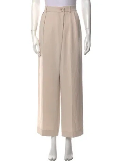 Pre-owned Ba&sh Wide Leg Pants In Neutrals