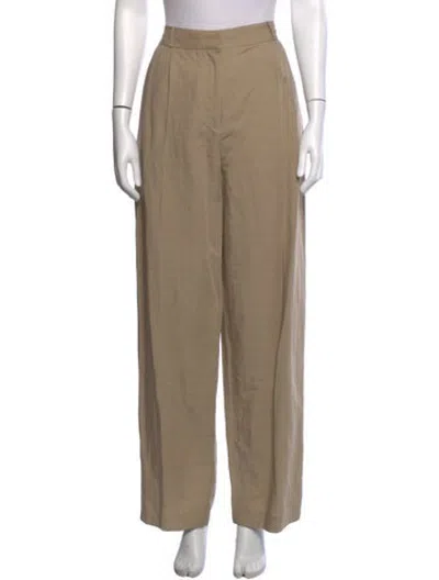 Pre-owned Ba&sh Wide Leg Pants In Neutrals