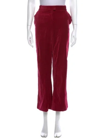 Pre-owned Ba&sh Wide Leg Pants In Red