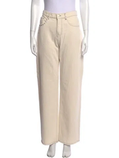Pre-owned Ba&sh Wide Leg Pants W/ Tags In Neutral