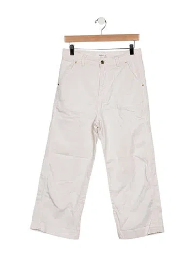 Pre-owned Ba&sh Wide Leg Pants In White