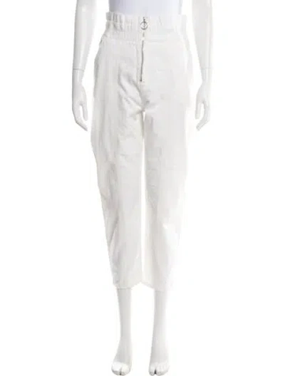 Pre-owned Ba&sh Wide Leg Pants In White