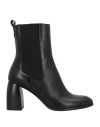 Ba&sh Ba & Sh Woman Ankle Boots Black Size 8 Leather In Black