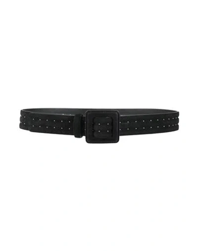 Ba&sh Ba & Sh Woman Belt Black Size 32 Calfskin
