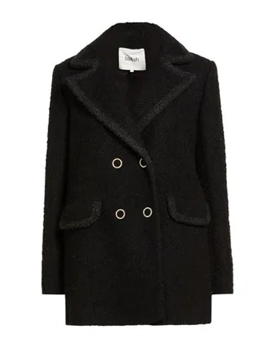 Ba&sh Ba & Sh Woman Coat Black Size 1 Cotton, Polyester, Acrylic, Wool