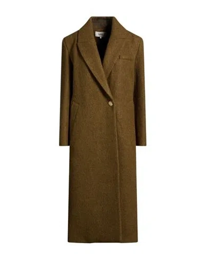 Ba&sh Ba & Sh Woman Coat Military Green Size 1 Wool, Polyamide, Alpaca Wool