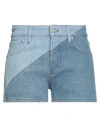 Ba&sh Ba & Sh Woman Denim Shorts Blue Size 1 Cotton, Elastane In Blue