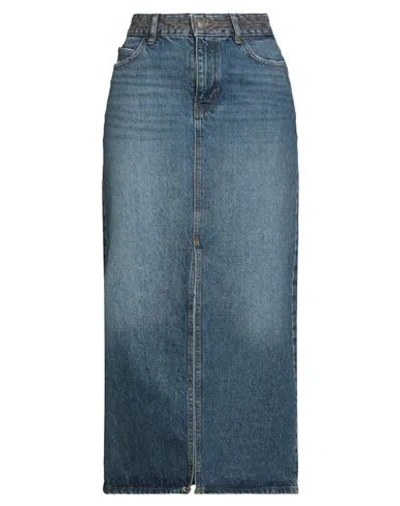 Ba&sh Ba & Sh Woman Denim Skirt Blue Size 2 Cotton