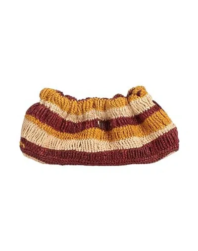 Ba&sh Ba & Sh Woman Handbag Burgundy Size - Natural Raffia In Red