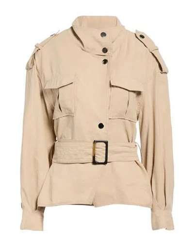 Ba&sh Ba & Sh Woman Jacket Beige Size 2 Modal, Polyester In Neutral