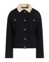 Ba&sh Ba & Sh Woman Jacket Midnight Blue Size 2 Wool, Polyamide, Polyester, Acrylic, Cotton In Blue