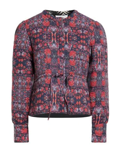 Ba&sh Ba & Sh Woman Jacket Tomato Red Size 3 Organic Cotton In Multi