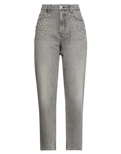 Ba&sh Ba & Sh Woman Jeans Grey Size 2 Organic Cotton In Gray