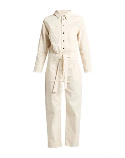 Ba&sh Ba & Sh Woman Jumpsuit Beige Size 12 Cotton, Elastane In Sand