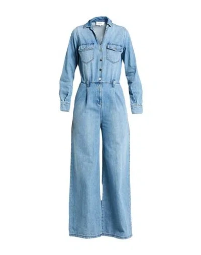 Ba&sh Ba & Sh Woman Jumpsuit Blue Size 2 Cotton