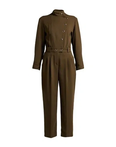 Ba&sh Ba & Sh Woman Jumpsuit Khaki Size 8 Polyester, Viscose, Elastane In Sand