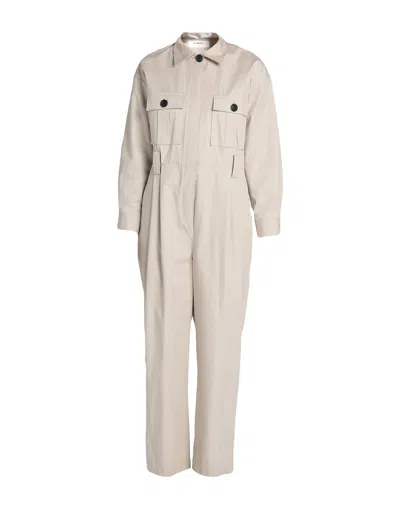 Ba&sh Ba & Sh Woman Jumpsuit Light Grey Size 2 Cotton