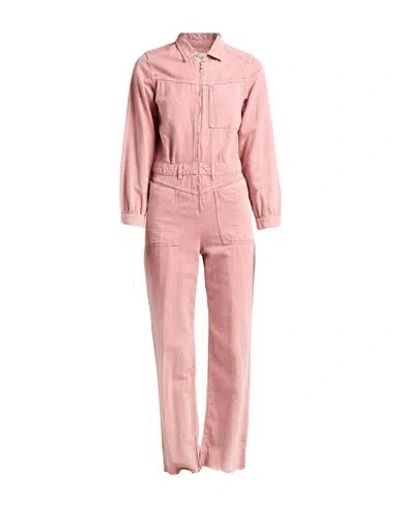 Ba&sh Ba & Sh Woman Jumpsuit Pink Size 1 Cotton, Linen
