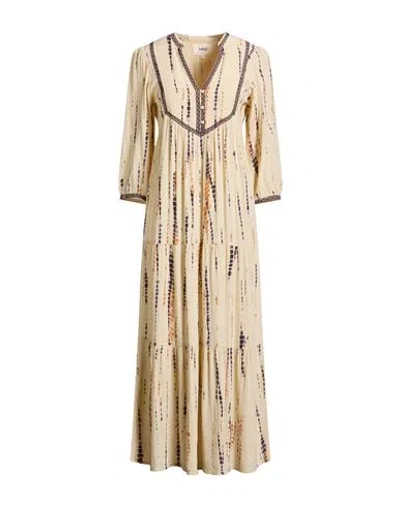 Ba&sh Ba & Sh Woman Maxi Dress Beige Size 1 Viscose In Brown