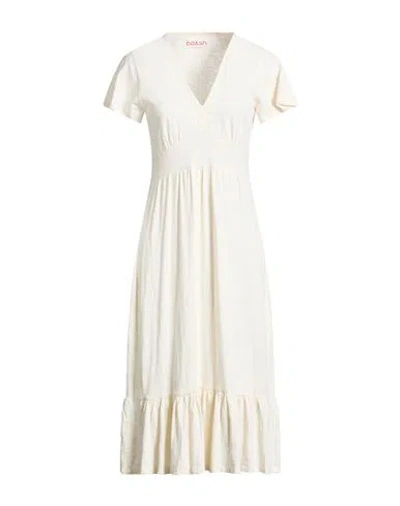 Ba&sh Ba & Sh Woman Midi Dress White Size 3 Cotton